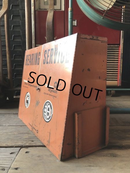 画像4: 50s Vintage Delco Hyatt Bearing Service Industrial Store Display Cabinet (M391) (4)