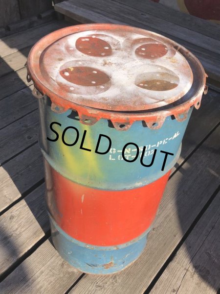 画像5: Vintage Drum Oil Can Gulf Muliti-Porpose Gear Lubricant 90 16 U.S. GALLONS (M394) (5)