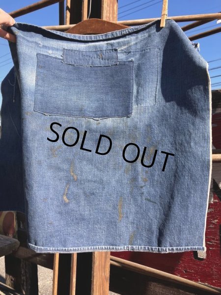 画像3: Vintage Work Apron Denim (M401)  (3)