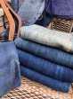 画像14: Vintage African Indigo Fabric Cloth Rag (M398)  (14)