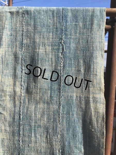 画像9: Vintage African Indigo Fabric Cloth Rag (M395)  (9)