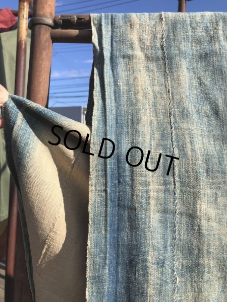 画像4: Vintage African Indigo Fabric Cloth Rag (M395)  (4)