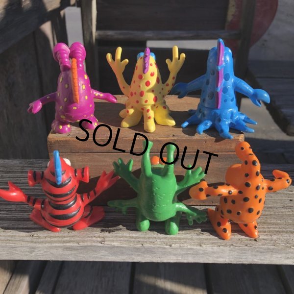 画像4: 80s Vintage Wendy's Advertsing Meal Toys Alien Mix-Ups PVC Figures (M405) (4)