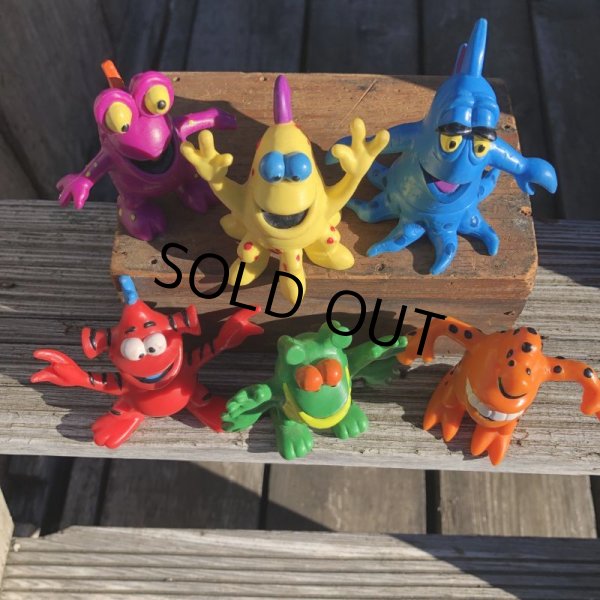 画像2: 80s Vintage Wendy's Advertsing Meal Toys Alien Mix-Ups PVC Figures (M405) (2)