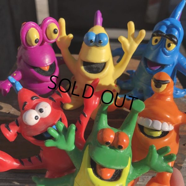 画像10: 80s Vintage Wendy's Advertsing Meal Toys Alien Mix-Ups PVC Figures (M405) (10)