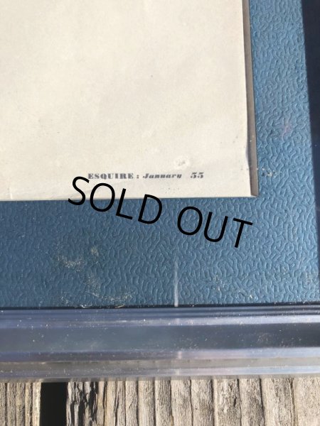 画像3: 1951 Esquire Magazine Al Moore Pin-Up Girls Calendar w/Frame (M403) (3)