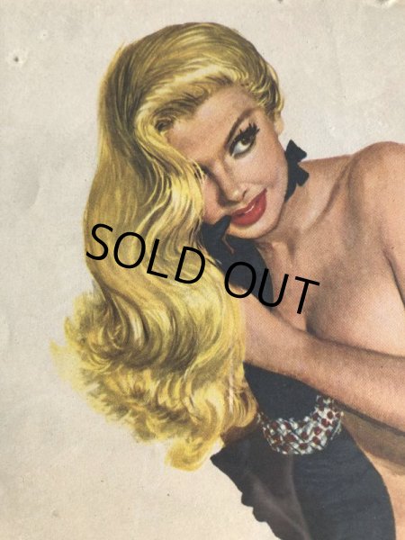 画像5: 1951 Esquire Magazine Al Moore Pin-Up Girls Calendar w/Frame (M403) (5)