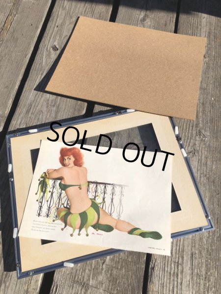 画像8: 1951 Esquire Magazine Al Moore Pin-Up Girls Calendar w/Frame (M403) (8)