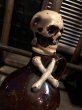 画像5: 50s Vintage JAPAN Skull Poison Bottle Decanter (B406) (5)