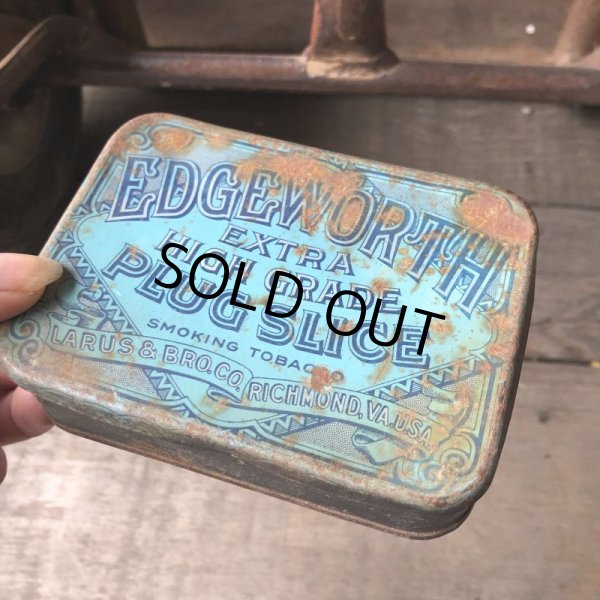 画像1: Vintage Can EDGEWORTH Plug Slice TABACCO (M418) (1)