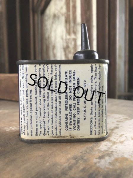 画像3: Vintage LOCK-EASE Lock Fluid Can (M414) (3)