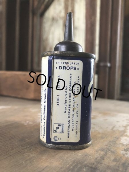 画像4: Vintage LOCK-EASE Lock Fluid Can (M414) (4)