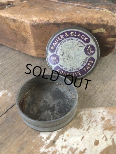 画像2: Vintage BAUER & BLACK ADHESIVE TAPE Can (M424) (2)