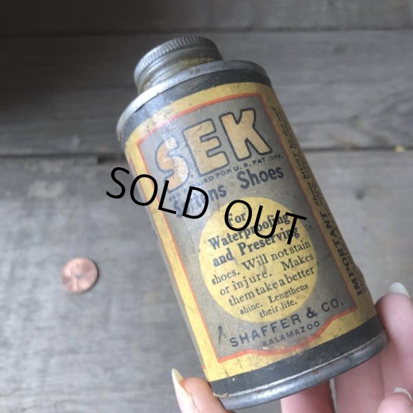 画像2: Vintage SEK Shoes Can (M420) (2)