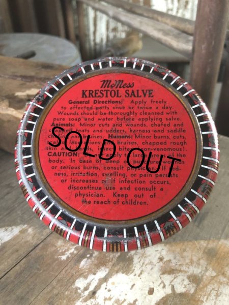 画像4: Vintage Mc Ness KRESTOL SALVE Can (M415) (4)