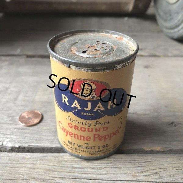画像5: Vintage RAJAH Ground Cayenne Pepper Can (M422) (5)