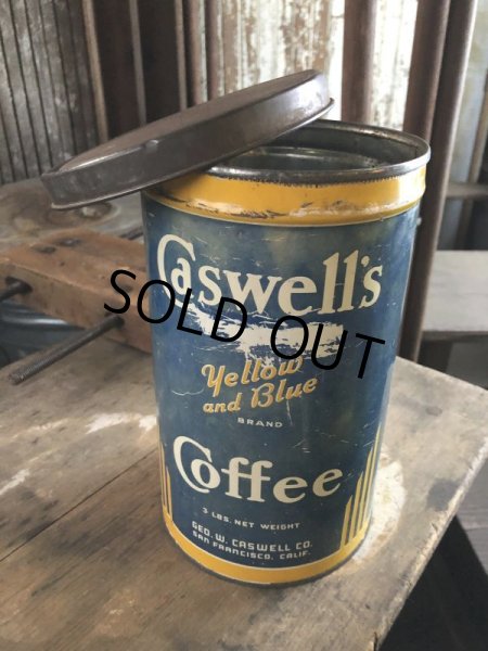 画像4: Vintage Caswell's Coffee 3 LBS Can (M428) (4)