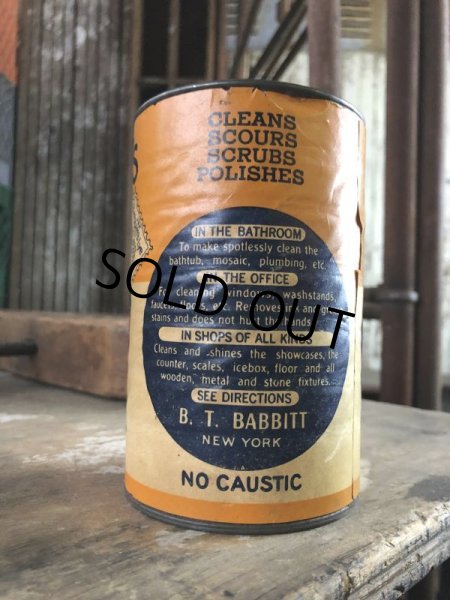 画像3: Vintage Babbitt Cleanser Can (M432) (3)