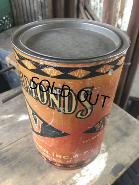 画像3: Vintage  V.V Nut SALTED ALMONDS Can (M433) (3)