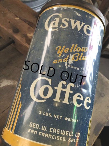 画像8: Vintage Caswell's Coffee 3 LBS Can (M428) (8)