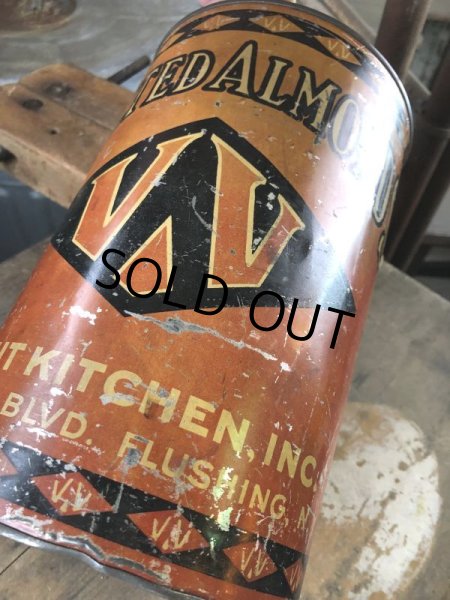 画像7: Vintage  V.V Nut SALTED ALMONDS Can (M433) (7)