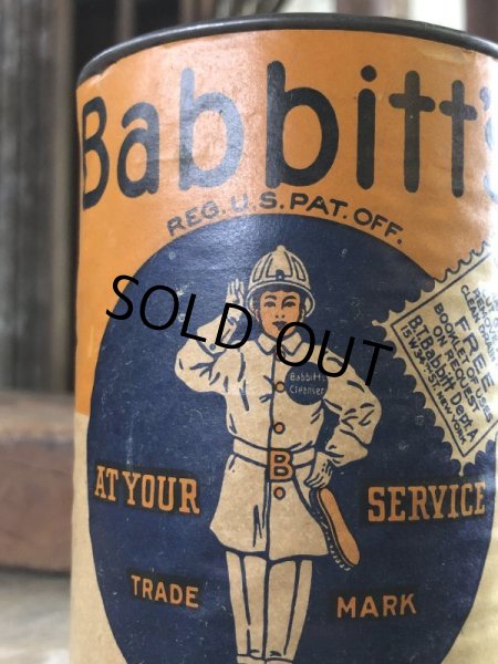画像8: Vintage Babbitt Cleanser Can (M432) (8)