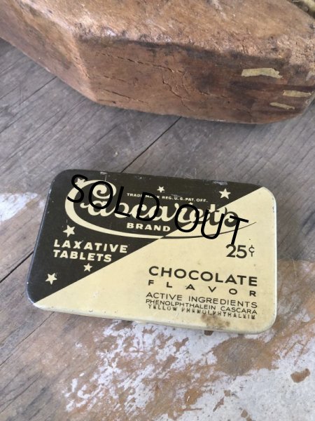 画像6: Vintage Cascarets Brand Chocolate Flavor Tablets Can (M426) (6)