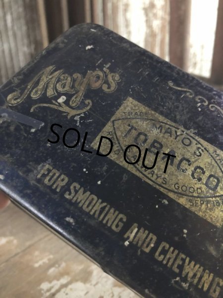 画像10: Vintage Mayo's Tobacco Can (M431) (10)