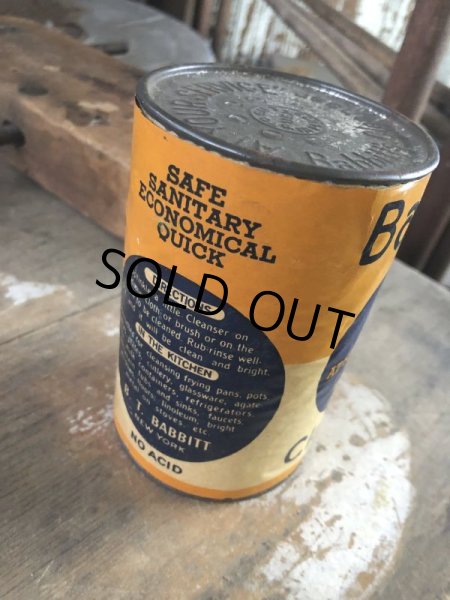 画像4: Vintage Babbitt Cleanser Can (M432) (4)