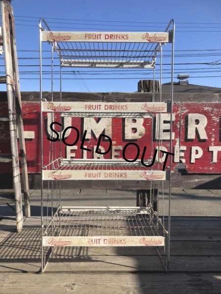 画像16: 【店舗引きり限定】 Vintage Advertising Producer's Dairy Grocery Store Display Rack (M437)  (16)