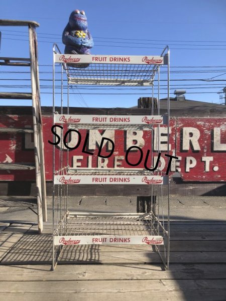 画像30: 【店舗引きり限定】 Vintage Advertising Producer's Dairy Grocery Store Display Rack (M437)  (30)