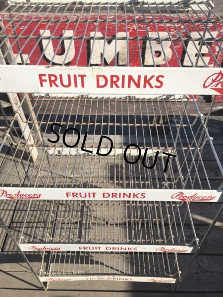 画像26: 【店舗引きり限定】 Vintage Advertising Producer's Dairy Grocery Store Display Rack (M437)  (26)