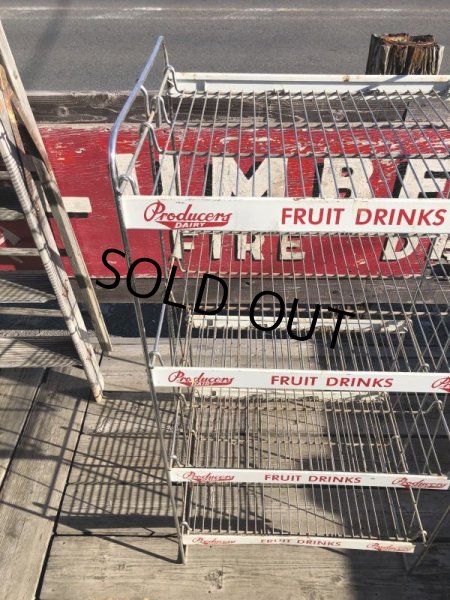 画像11: 【店舗引きり限定】 Vintage Advertising Producer's Dairy Grocery Store Display Rack (M437)  (11)