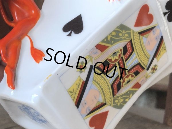 画像31: Antique Royal Bayreuth Red Devil Playing Cards Porcelain Creamer Pitcher (M438) (31)