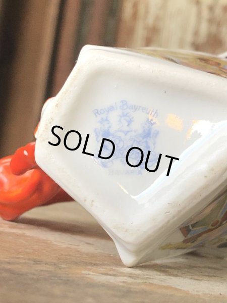 画像11: Antique Royal Bayreuth Red Devil Playing Cards Porcelain Creamer Pitcher (M438) (11)