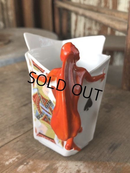 画像3: Antique Royal Bayreuth Red Devil Playing Cards Porcelain Creamer Pitcher (M438) (3)