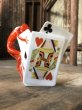 画像5: Antique Royal Bayreuth Red Devil Playing Cards Porcelain Creamer Pitcher (M438) (5)