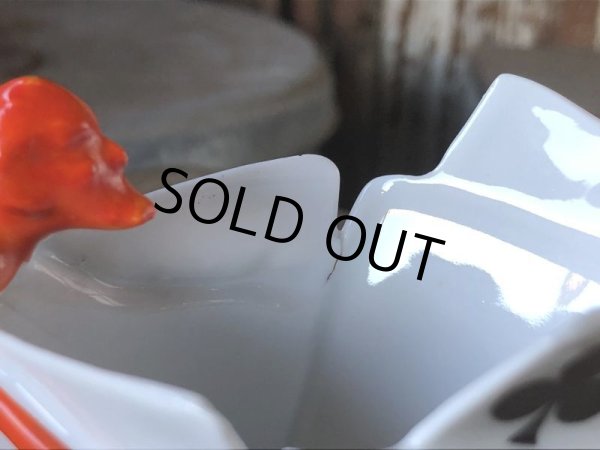 画像34: Antique Royal Bayreuth Red Devil Playing Cards Porcelain Creamer Pitcher (M438) (34)