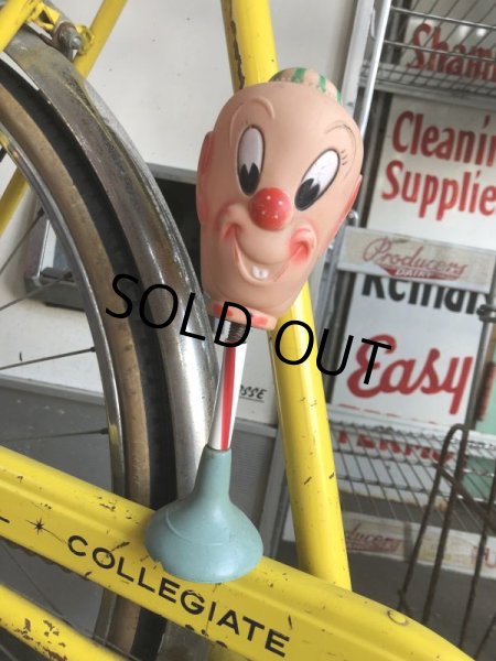 画像1: 50s Vintage Alan Jay Toy Squeaky Rocking Clown Head (M439) (1)