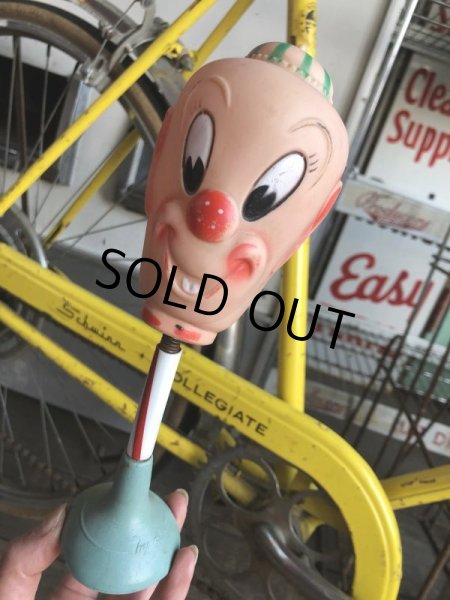画像11: 50s Vintage Alan Jay Toy Squeaky Rocking Clown Head (M439) (11)