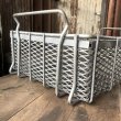 画像12: Vintage Industrial 2 Handles Metal Wire Mesh Basket (M440) (12)
