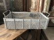 画像2: Vintage Industrial 2 Handles Metal Wire Mesh Basket (M440) (2)