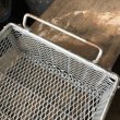 画像8: Vintage Industrial 2 Handles Metal Wire Mesh Basket (M440) (8)