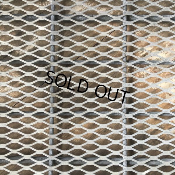 画像14: Vintage Industrial 2 Handles Metal Wire Mesh Basket (M440) (14)