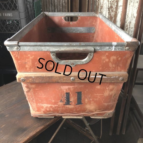 画像16: Vintage Industrial Fiber Container #41 (M445) (16)
