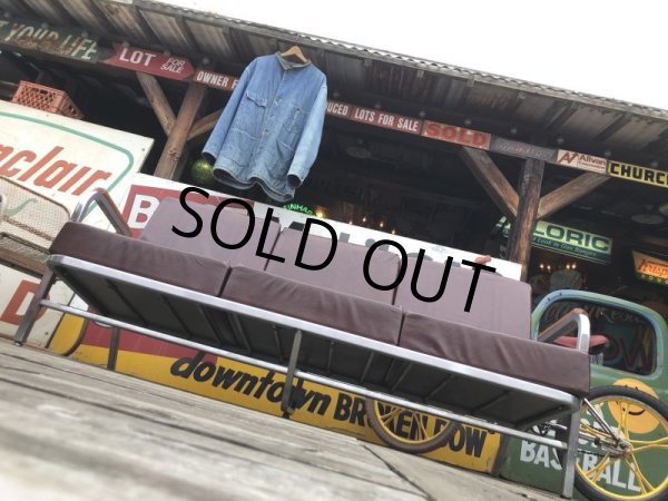 画像12: 【店舗引きり限定】 Vintage U.S.A Aluminum Frame 3P Sofa (M446) (12)