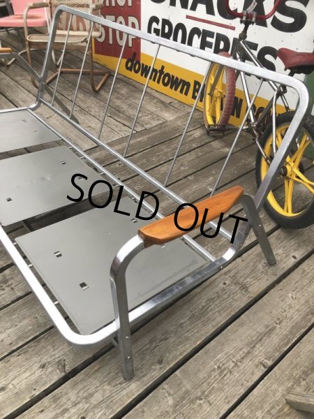 画像25: 【店舗引きり限定】 Vintage U.S.A Aluminum Frame 3P Sofa (M446) (25)