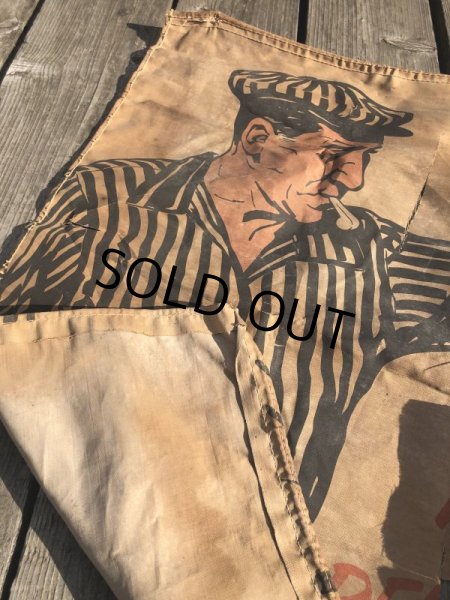 画像15: 【店舗引きり限定】 Vintage 30s-40s era Veedol Motor Oil Cloth Canvas Banner Store Sign (M447)  (15)