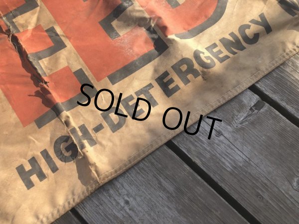 画像23: 【店舗引きり限定】 Vintage 30s-40s era Veedol Motor Oil Cloth Canvas Banner Store Sign (M447)  (23)