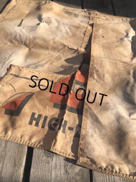 画像20: 【店舗引きり限定】 Vintage 30s-40s era Veedol Motor Oil Cloth Canvas Banner Store Sign (M447)  (20)